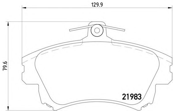 Тормозные колодки HELLA 8DB 355 017-041