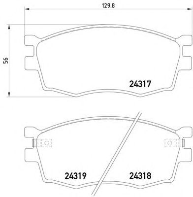 Тормозные колодки HELLA 8DB 355 006-951