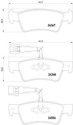 Тормозные колодки HELLA 8DB 355 012-441