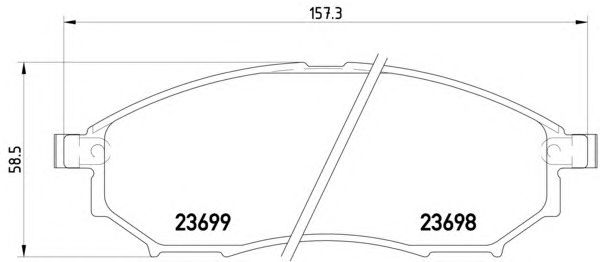 Тормозные колодки HELLA 8DB 355 013-141