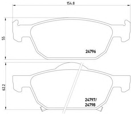 Тормозные колодки HELLA 8DB 355 013-891