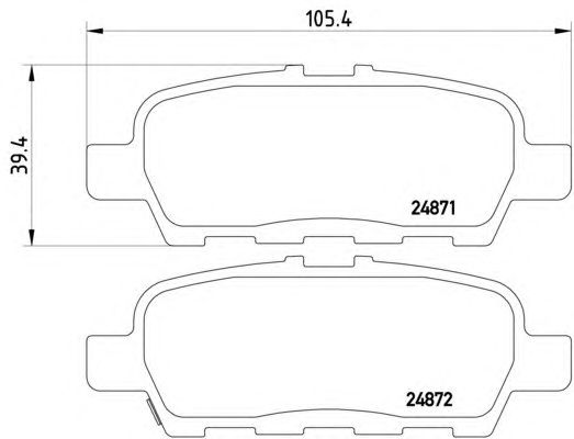 Тормозные колодки HELLA 8DB 355 014-561