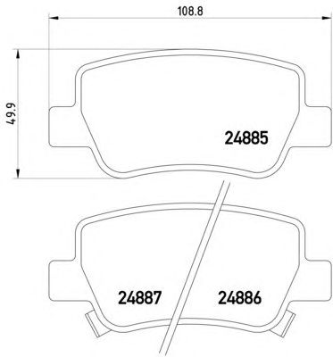 Тормозные колодки HELLA 8DB 355 014-641