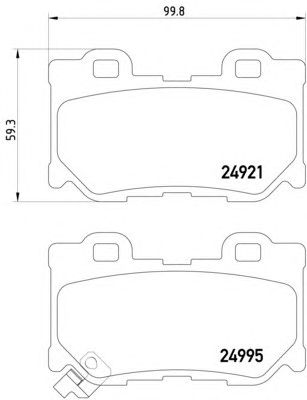 Тормозные колодки HELLA 8DB 355 015-421