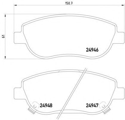 Тормозные колодки HELLA 8DB 355 014-871