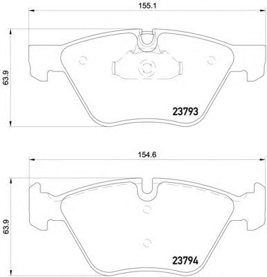 Тормозные колодки HELLA 8DB 355 015-031