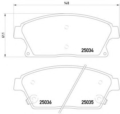 Тормозные колодки HELLA 8DB 355 015-241