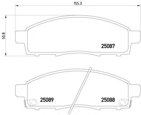 Тормозные колодки HELLA 8DB 355 015-321
