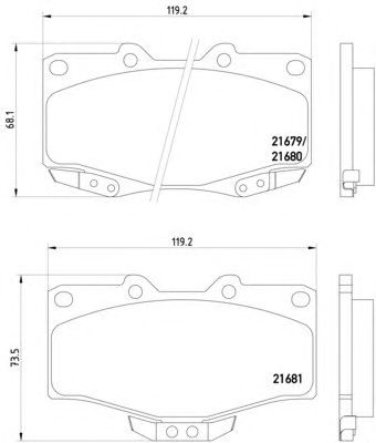 Тормозные колодки HELLA 8DB 355 016-401