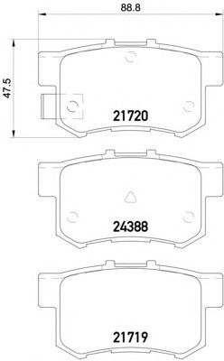 Тормозные колодки HELLA 8DB 355 015-611