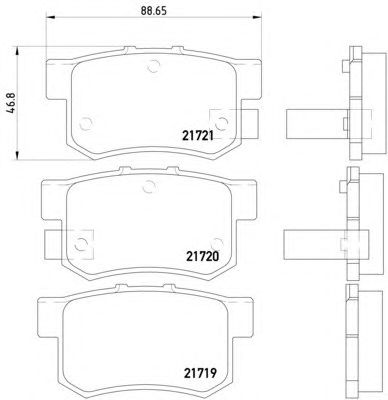 Тормозные колодки HELLA 8DB 355 016-451