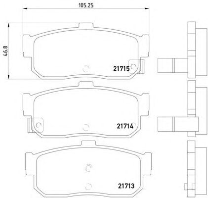 Гальмівні колодки HELLA 8DB 355 016-561