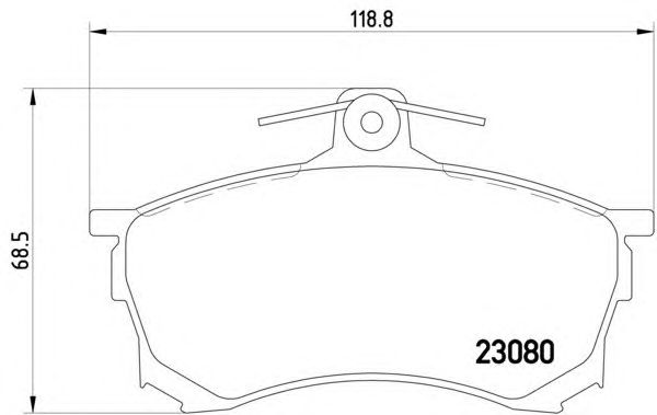 Тормозные колодки HELLA 8DB 355 016-671