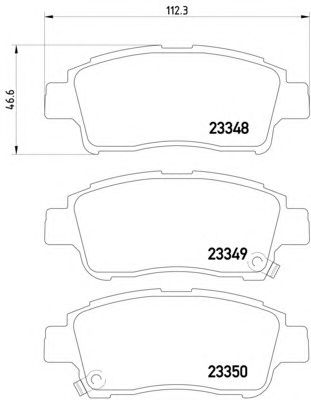 Тормозные колодки HELLA 8DB 355 017-071