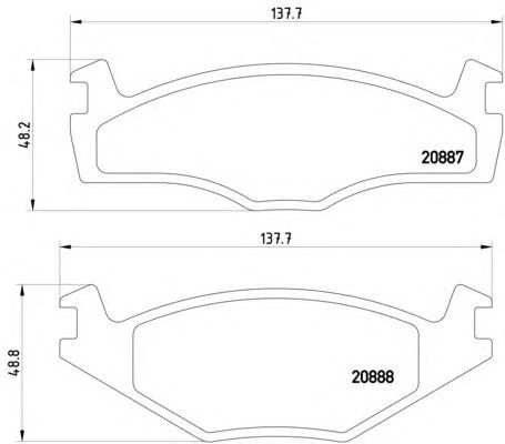Тормозные колодки HELLA 8DB 355 017-501