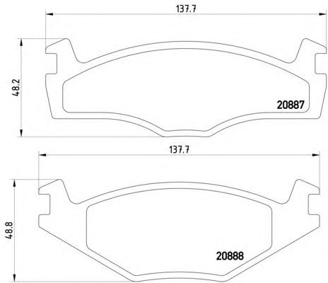 Тормозные колодки HELLA 8DB 355 017-521
