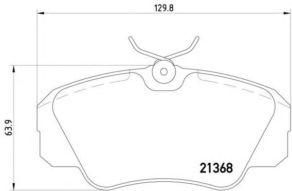 Тормозные колодки HELLA 8DB 355 017-771