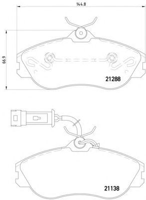 Тормозные колодки HELLA 8DB 355 017-911