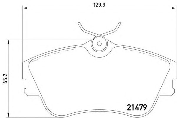 Тормозные колодки HELLA 8DB 355 018-071