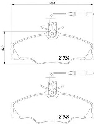 Тормозные колодки HELLA 8DB 355 018-201