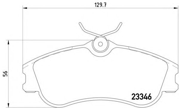 Тормозные колодки HELLA 8DB 355 018-541