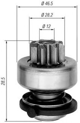 Бендикс стартера MAGNETI MARELLI 940113020281
