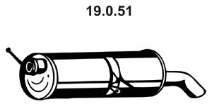 Глушитель EBERSPACHER 19.0.51