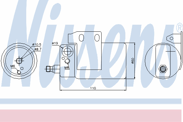 Осушитель кондиционера NISSENS 95185