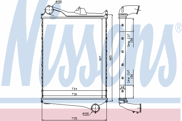 Интеркулер NISSENS 97006