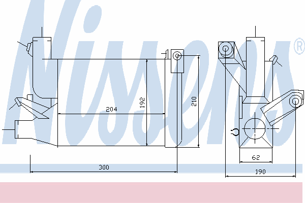 Интеркулер NISSENS 96697