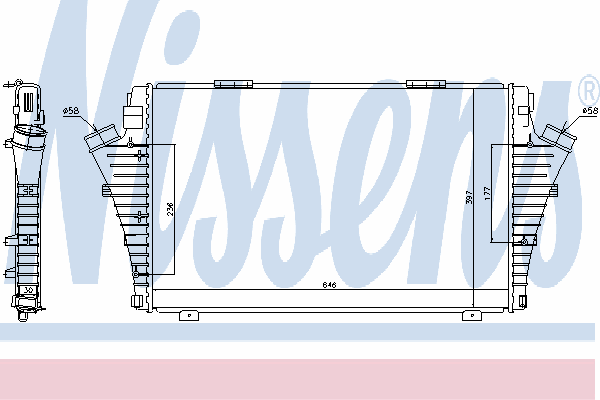 Интеркулер NISSENS 96646