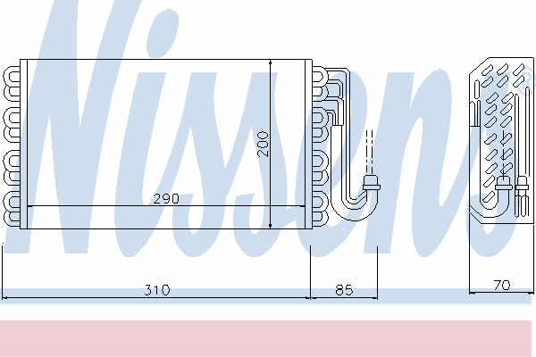 Испаритель кондиционера NISSENS 92146