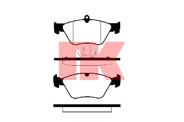 Тормозные колодки NK 229978
