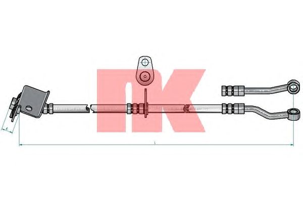 Тормозной шланг NK 853479