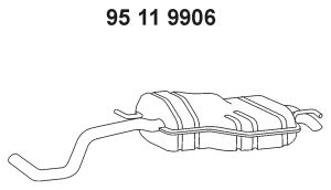 Глушитель EBERSPACHER 95 11 9906