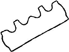 Прокладка клапанной крышки REINZ 71-33661-00
