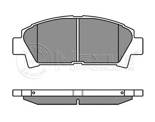 Тормозные колодки MEYLE 025 219 6115/W