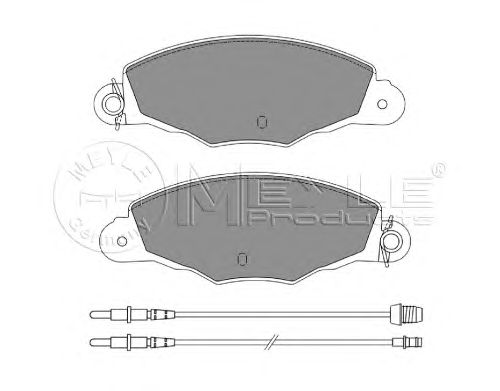 Тормозные колодки MEYLE 025 231 3518/W