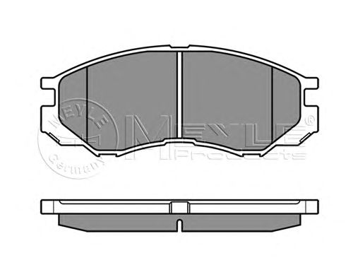 Тормозные колодки MEYLE 025 232 9015/W