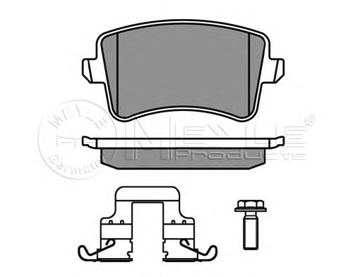 Тормозные колодки MEYLE 025 246 0617/K1