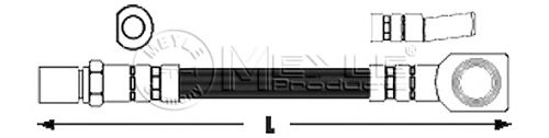 Тормозной шланг MEYLE 614 562 0009