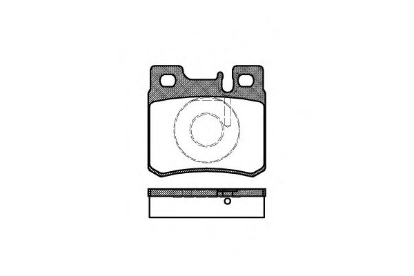 Тормозные колодки REMSA 0282.20
