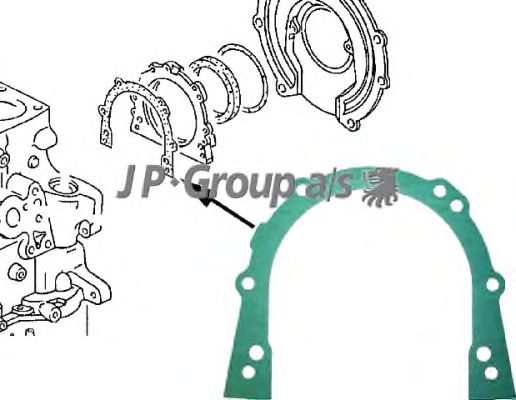 Прокладка поддона JP GROUP 1119100100