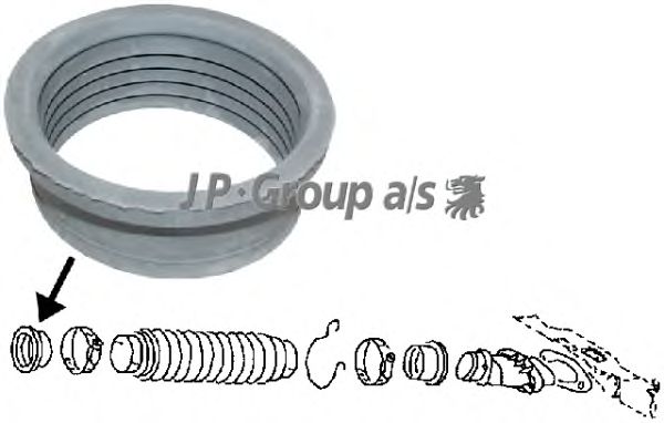 Прокладка, шланг отопления JP GROUP 8123550100