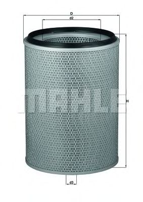 Воздушный фильтр MAHLE ORIGINAL LX 797