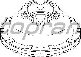 Опора стойки амортизатора TOPRAN 112 870