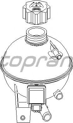 Расширительный бачок TOPRAN 722 727