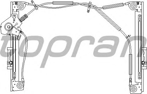 Стеклоподъемник TOPRAN 501 833