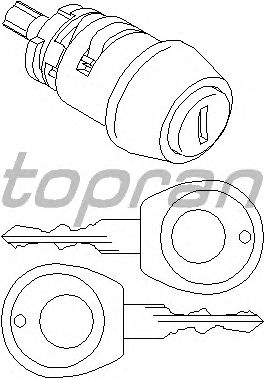 Личинка замка зажигания TOPRAN 103 560