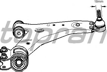 Рычаг подвески TOPRAN 302 480